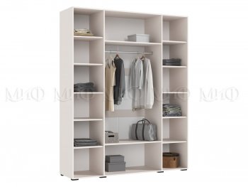 Шкаф 1800 мм Ирис с антресолью кашемир (Миф) в Богдановиче - bogdanovich.mebel-e96.ru