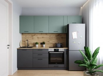 Кухонный гарнитур Изумруд 2550 мм (Санвут) в Богдановиче - bogdanovich.mebel-e96.ru