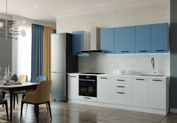 Кухонный гарнитур Капри ЛДСП/МДФ 2800 мм Sanvut в Богдановиче - bogdanovich.mebel-e96.ru