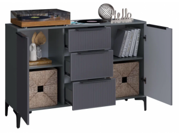 Комод Кимберли графит (Handis) в Богдановиче - bogdanovich.mebel-e96.ru