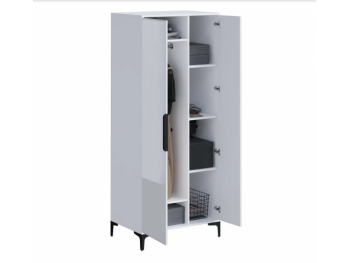 Шкаф 800 мм 2-створчатый Кимберли белый (Handis) в Богдановиче - bogdanovich.mebel-e96.ru