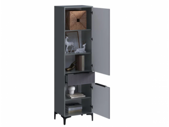 Пенал 550 мм Кимберли графит (Handis) в Богдановиче - bogdanovich.mebel-e96.ru