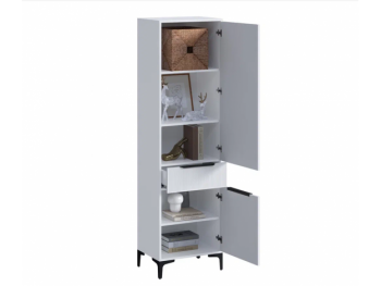 Пенал 550 мм Кимберли белый (Handis) в Богдановиче - bogdanovich.mebel-e96.ru