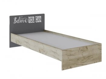 Кровать 900 мм Колибри Лофт серый (Текс) в Богдановиче - bogdanovich.mebel-e96.ru