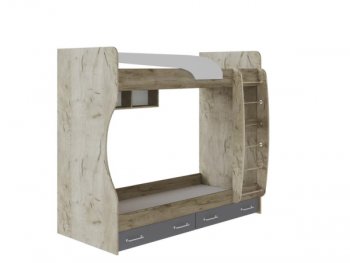 Набор детской мебели Колибри Лофт серый (Текс) в Богдановиче - bogdanovich.mebel-e96.ru