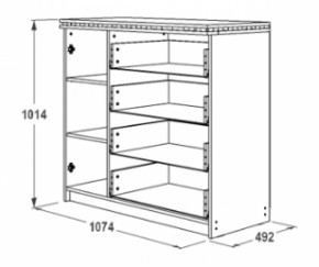 Комод-2 Ольга-13 в Богдановиче - bogdanovich.mebel-e96.ru