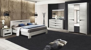 Комод 33.11 Лючия бетон пайн белый / венге (Олмеко) в Богдановиче - bogdanovich.mebel-e96.ru