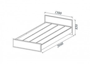 Кровать Классика 1400 в Богдановиче - bogdanovich.mebel-e96.ru