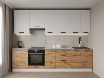 Кухонный гарнитур высокий Лада 3000 мм (Санвут) в Богдановиче - bogdanovich.mebel-e96.ru