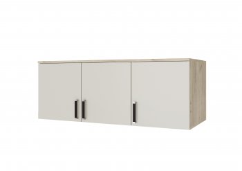 Шкаф Лагуна с антресолью крафт серый/кашемир (Текс) в Богдановиче - bogdanovich.mebel-e96.ru