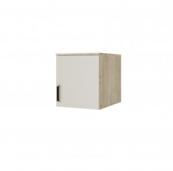 Пенал 400 мм Лагуна с антресолью крафт серый/кашемир (Текс) в Богдановиче - bogdanovich.mebel-e96.ru