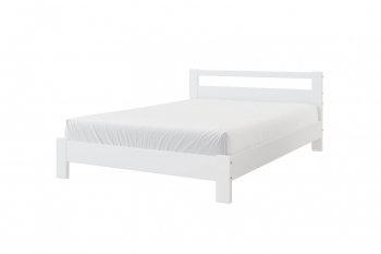 Кровать из массива Лана Белый Античный (БМ) в Богдановиче - bogdanovich.mebel-e96.ru