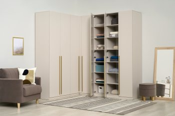 Гардеробная/шкаф 2200*1706 мм Ларго №3 Кашемир (Миф) в Богдановиче - bogdanovich.mebel-e96.ru