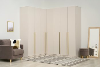 Гардеробная/шкаф 2200*1706 мм Ларго №3 Кашемир (Миф) в Богдановиче - bogdanovich.mebel-e96.ru