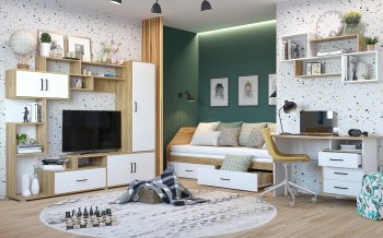 Набор детской мебели Лайт, модульный комп.2 (Гор) в Богдановиче - bogdanovich.mebel-e96.ru