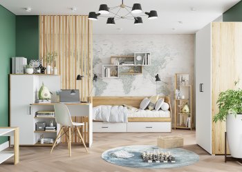 Набор детской мебели Лайт, модульный комп.2 (Гор) в Богдановиче - bogdanovich.mebel-e96.ru