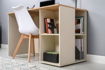 Стол письменный Лайт 12.163. сатин (Моби) в Богдановиче - bogdanovich.mebel-e96.ru