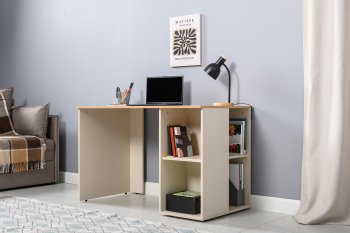 Стол письменный Лайт 12.163. сатин (Моби) в Богдановиче - bogdanovich.mebel-e96.ru