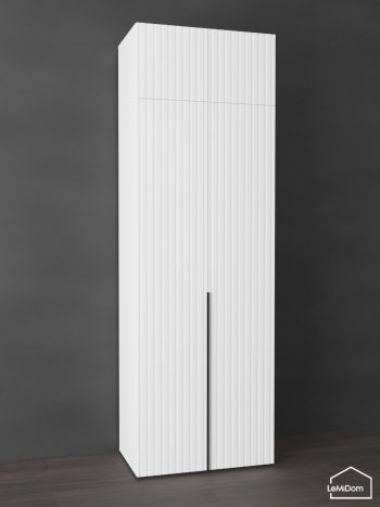 Шкаф с антресолью 800 мм Linnea MHR-2A-4 2450х800х510 (Белый-М 11.1.1) в Богдановиче - bogdanovich.mebel-e96.ru