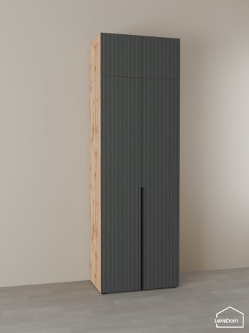 Шкаф с антресолью 800 мм Linnea MHR-2A-4 2450х800х510 (ДВ-М 11.1.25) в Богдановиче - bogdanovich.mebel-e96.ru