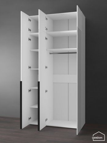 Шкаф с антресолью 1200 мм Linnea MHR-3A-1 2450х1200х510 (Белый-М 11.1.2) в Богдановиче - bogdanovich.mebel-e96.ru