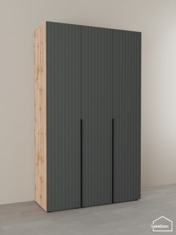 Шкаф с антресолью 1200 мм Linnea MHR-3A-2 2450х1200х510 (ДВ-М 11.1.25) в Богдановиче - bogdanovich.mebel-e96.ru