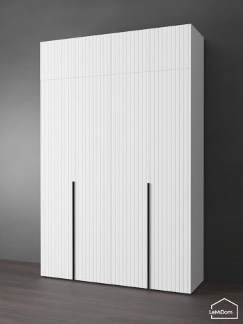 Шкаф с антресолью 1600 мм Linnea MHR-4A-2 2450х1600х510 (Белый-М 11.1.2) в Богдановиче - bogdanovich.mebel-e96.ru