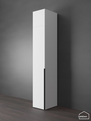 Шкаф с антресолью 400 мм Linnea MHR-1A-3 2450х400х510 (Белый-М 11.1.2) в Богдановиче - bogdanovich.mebel-e96.ru