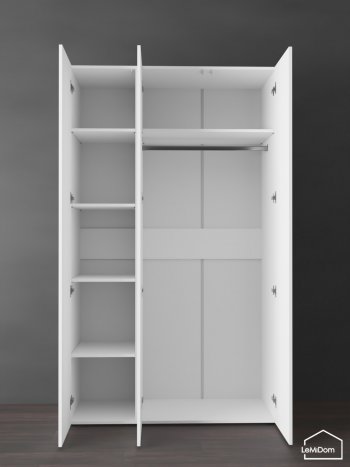 Шкаф Linnea MHR-3PO-1 2050х1200х510 (Белый-М 11.1.2) в Богдановиче - bogdanovich.mebel-e96.ru