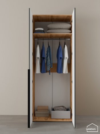 Шкаф Linnea MHR-2 2050х800х510 (ДВ-М 11.1.25) в Богдановиче - bogdanovich.mebel-e96.ru