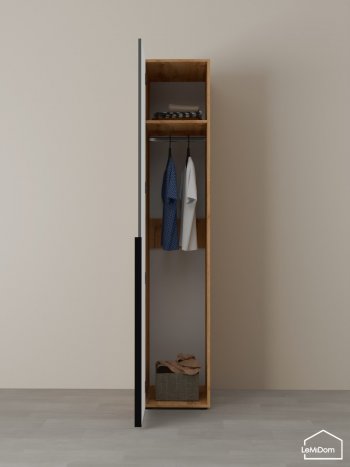 Шкаф Linnea MHR-1 2050х400х510 (ДВ-М 11.1.25) в Богдановиче - bogdanovich.mebel-e96.ru