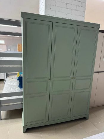 Шкаф 1500 мм распашной ШР-3 Лорето, зеленый самшит (БМ) в Богдановиче - bogdanovich.mebel-e96.ru