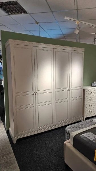 Шкаф 2000 мм распашной ШР-4 Лорето, льняной (БМ) в Богдановиче - bogdanovich.mebel-e96.ru