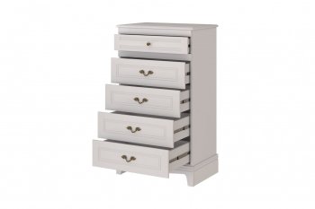 Комод 5 ящиков Лорето льняной (БМ) в Богдановиче - bogdanovich.mebel-e96.ru