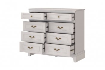 Комод 8 ящиков Лорето, льняной (БМ) в Богдановиче - bogdanovich.mebel-e96.ru