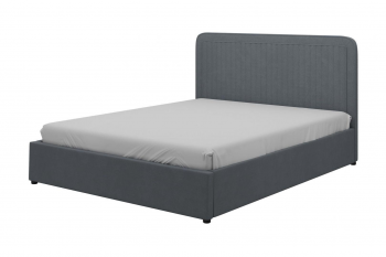 Кровать двуспальная Луиза холодный серый (БМ) в Богдановиче - bogdanovich.mebel-e96.ru