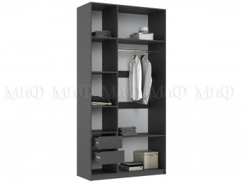 Шкаф 1200 мм Марвэл графит (Миф) в Богдановиче - bogdanovich.mebel-e96.ru