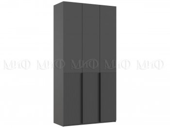 Шкаф 1200 мм Марвэл с доп. ящиками, графит (Миф) в Богдановиче - bogdanovich.mebel-e96.ru