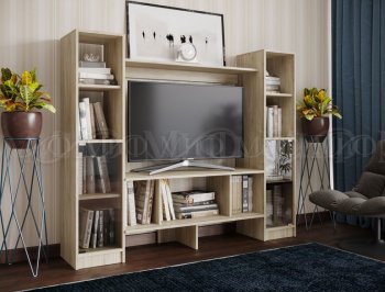 Стенка Мини 3 (1660) ЛДСП (Миф) в Богдановиче - bogdanovich.mebel-e96.ru