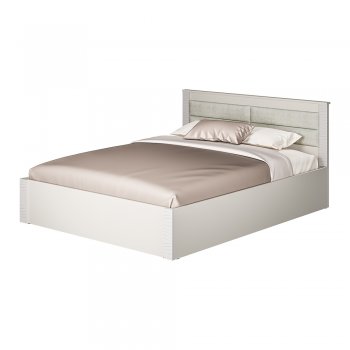 Кровать двуспальная Монако КР-16 кашемир (БТС) в Богдановиче - bogdanovich.mebel-e96.ru