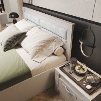 Спальный гарнитур Монако Кашемир (модульный) (БТС) в Богдановиче - bogdanovich.mebel-e96.ru