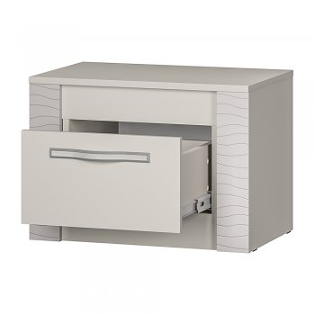 Прикроватная тумба Монако ТБ-26 кашемир (БТС) в Богдановиче - bogdanovich.mebel-e96.ru