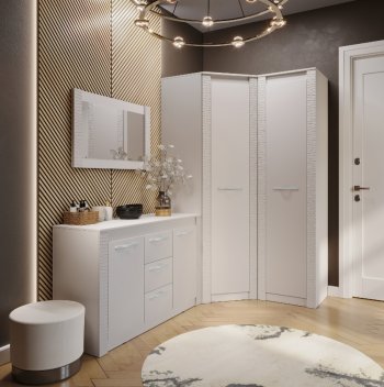 Набор мебели для прихожей Монако Кашемир (модульный) (БТС) в Богдановиче - bogdanovich.mebel-e96.ru