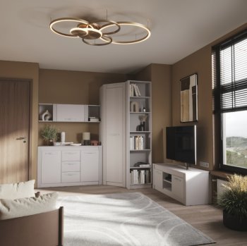 Стенка Монако Кашемир комп.1 (модульная) (БТС) в Богдановиче - bogdanovich.mebel-e96.ru