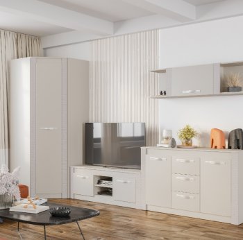 Стенка Монако Кашемир комп.2 (модульная) (БТС) в Богдановиче - bogdanovich.mebel-e96.ru