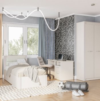 Спальный гарнитур Монако Кашемир (модульный) (БТС) в Богдановиче - bogdanovich.mebel-e96.ru