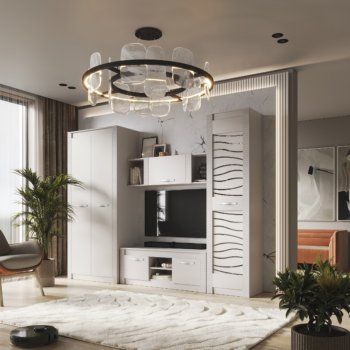 Стенка Монако Кашемир комп.3 (модульная) (БТС) в Богдановиче - bogdanovich.mebel-e96.ru