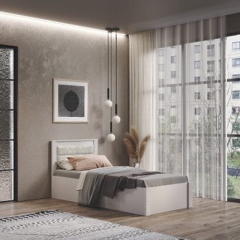 Кровать Монако КР-17 кашемир (БТС) в Богдановиче - bogdanovich.mebel-e96.ru | фото