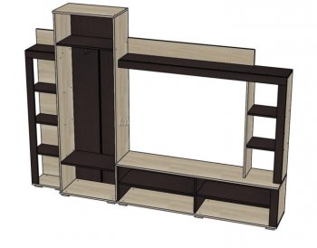 Стенка Монако (Лин) в Богдановиче - bogdanovich.mebel-e96.ru