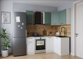 Кухонный гарнитур угловой Муссон 2000*1200 мм (Sanvut) в Богдановиче - bogdanovich.mebel-e96.ru